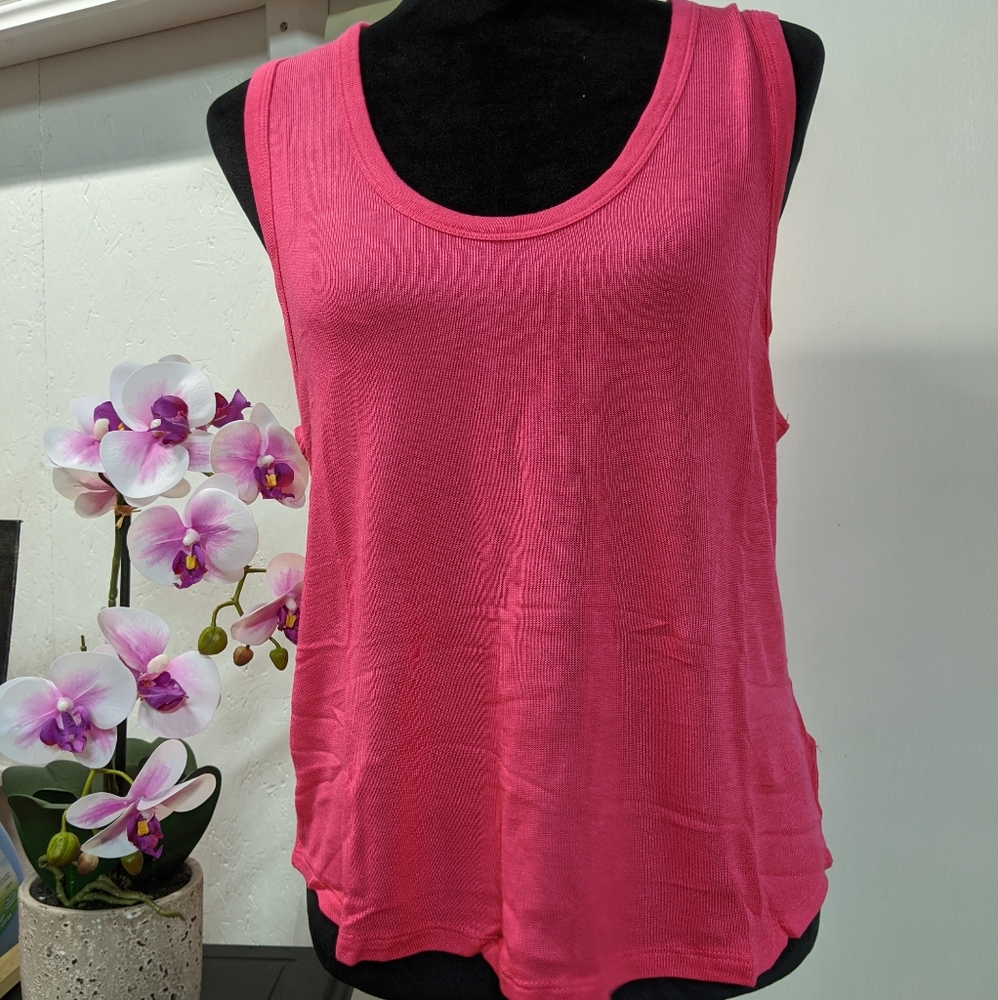 Free People Tank Top. Fuchsia Tank Top